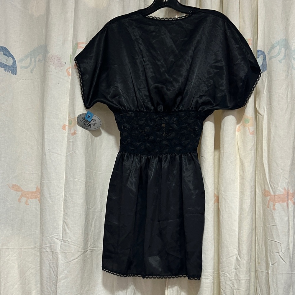 Elegant Black Chemise Slip M - Picture 5 of 5